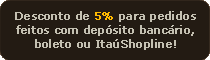 Desconto de 5%