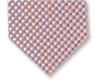 Gravata Cravatterie Internazionali trabalhada nas cores rosa e azul.