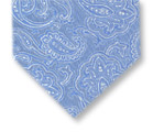 Gravata Cravatterie Internazionali trabalhada na cor azul claro.